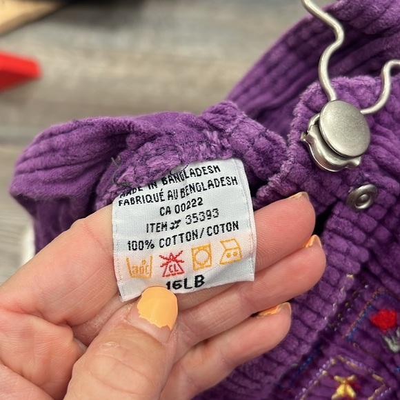 Vintage Sears Baby Corduroy Overalls - Picture 4 of 5